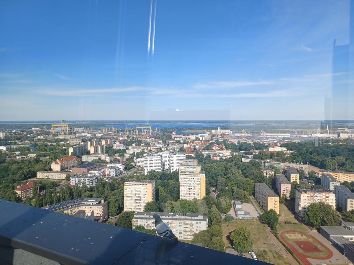 Hanza Tower Ajp Lux Apartment Szczecin Eksteriør bilde